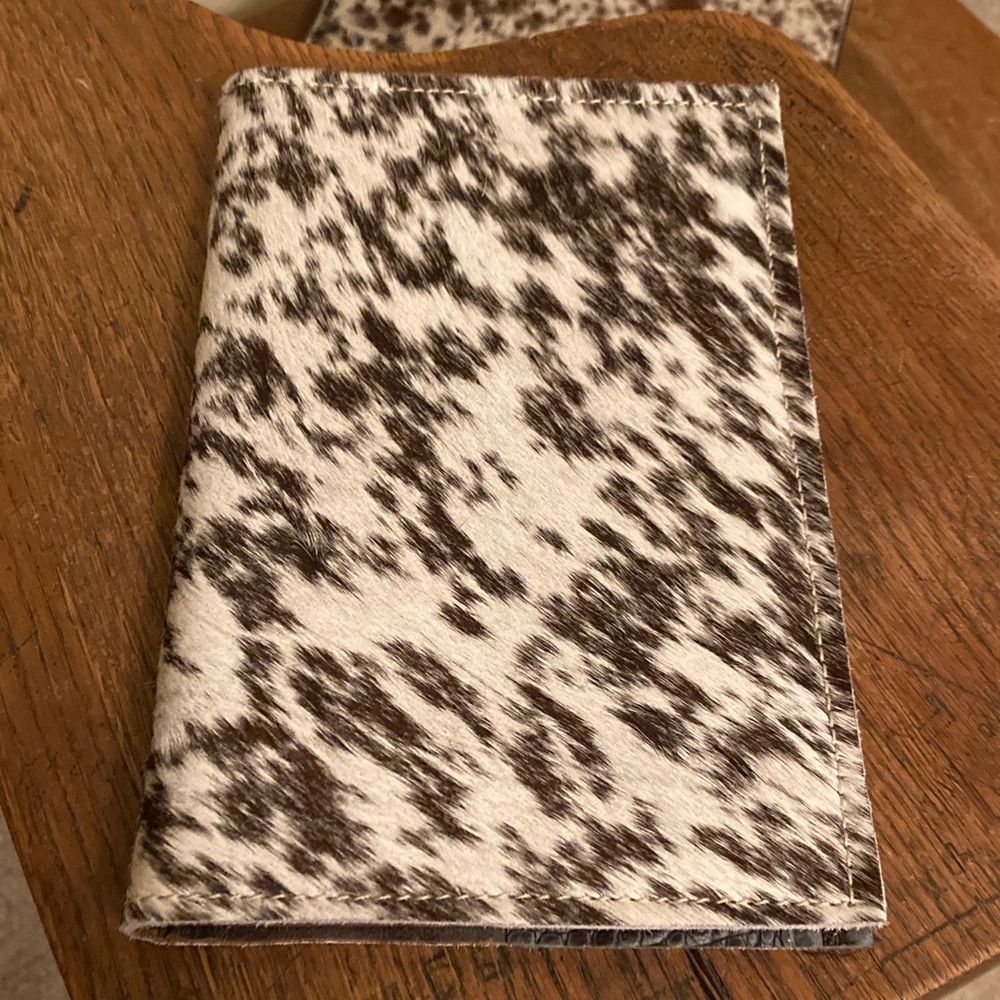 Hair on Hide (HOH)/Leather Binder & Merrick's HOH/Leather Address Book Bundle - Picture 11 of 15